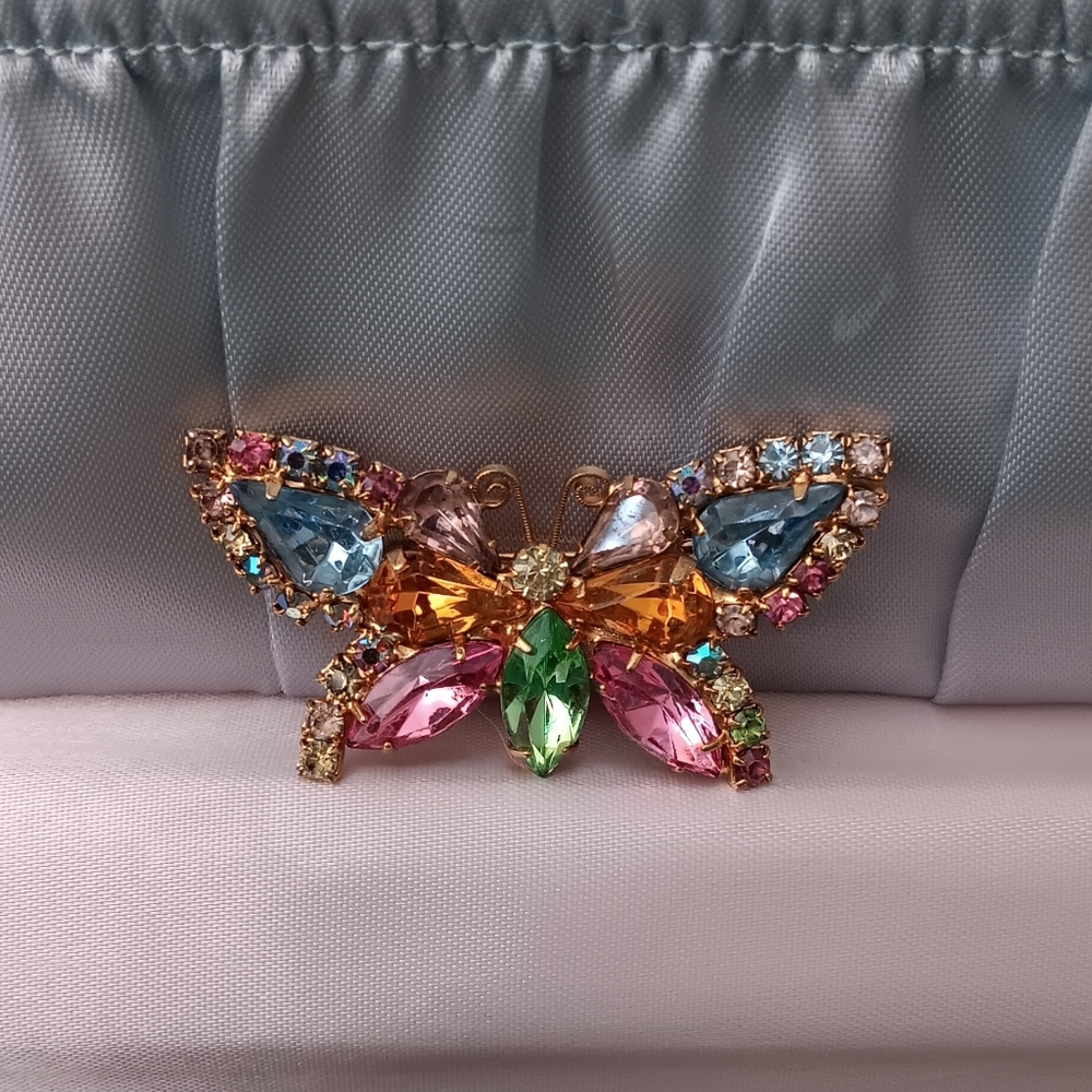 Colorful Butterfly Brooch